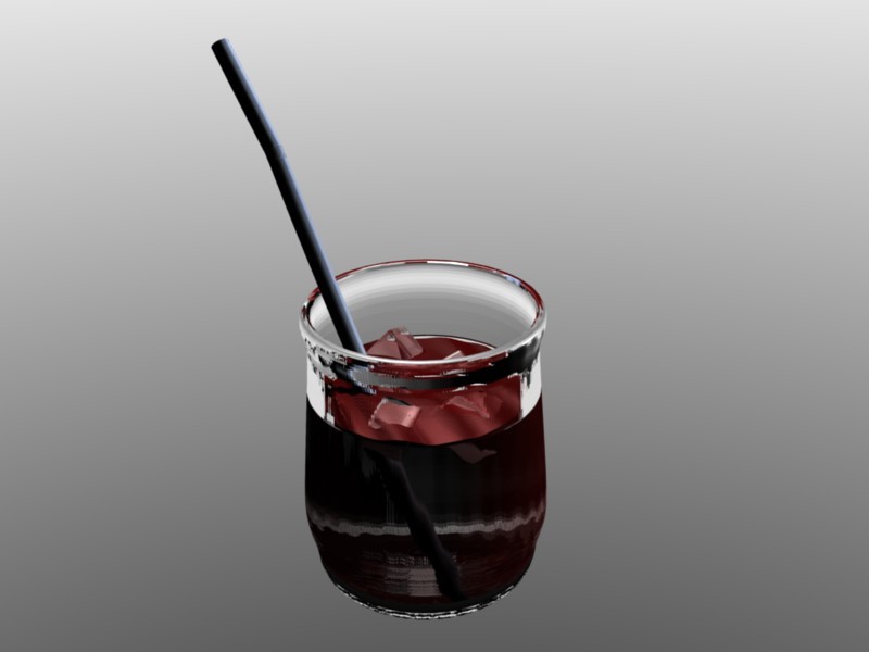 tumbler icecubes straw preview image 1